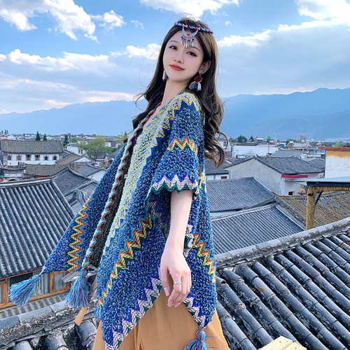 披肩斗篷款苏民族风女春夏秋