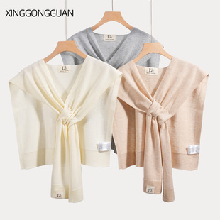 2025新款高级感披肩外搭女办公室空调房夏季小坎肩护肩颈可外穿薄