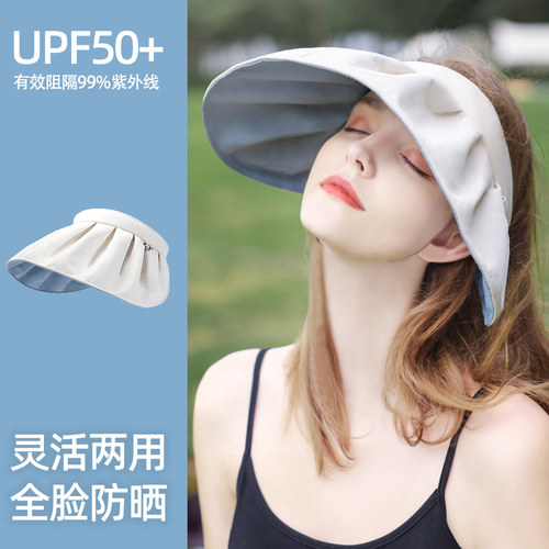 UPF50+高颜值防晒贝壳帽