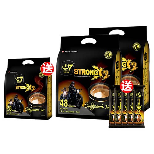 越南进口g7咖啡粉特浓2400g中原
