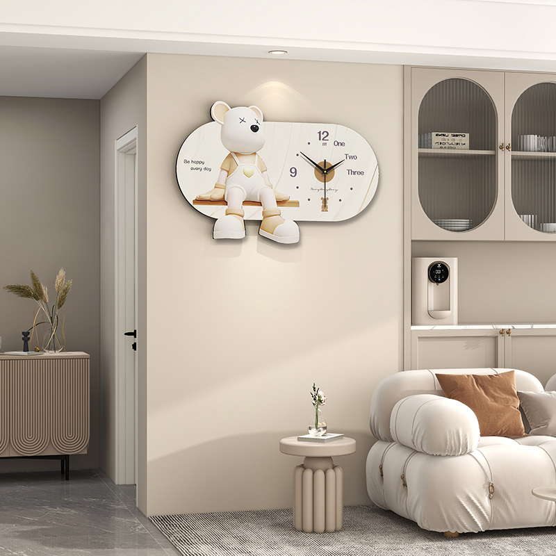 2025新款简约客厅挂钟现代家用钟表时尚装饰挂表网红创意时钟挂墙