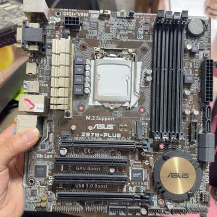 议价-华硕Z97M-PLUS主板，支持M.2接口，USB 3.0