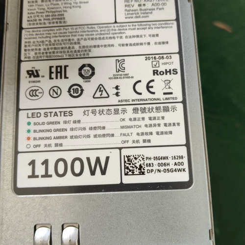 议价-戴尔R730XD R720 服务器48V直流电源1100W