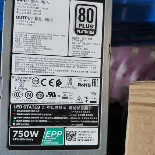 议价-DELL R730XD R730 R630 服务器电源E75