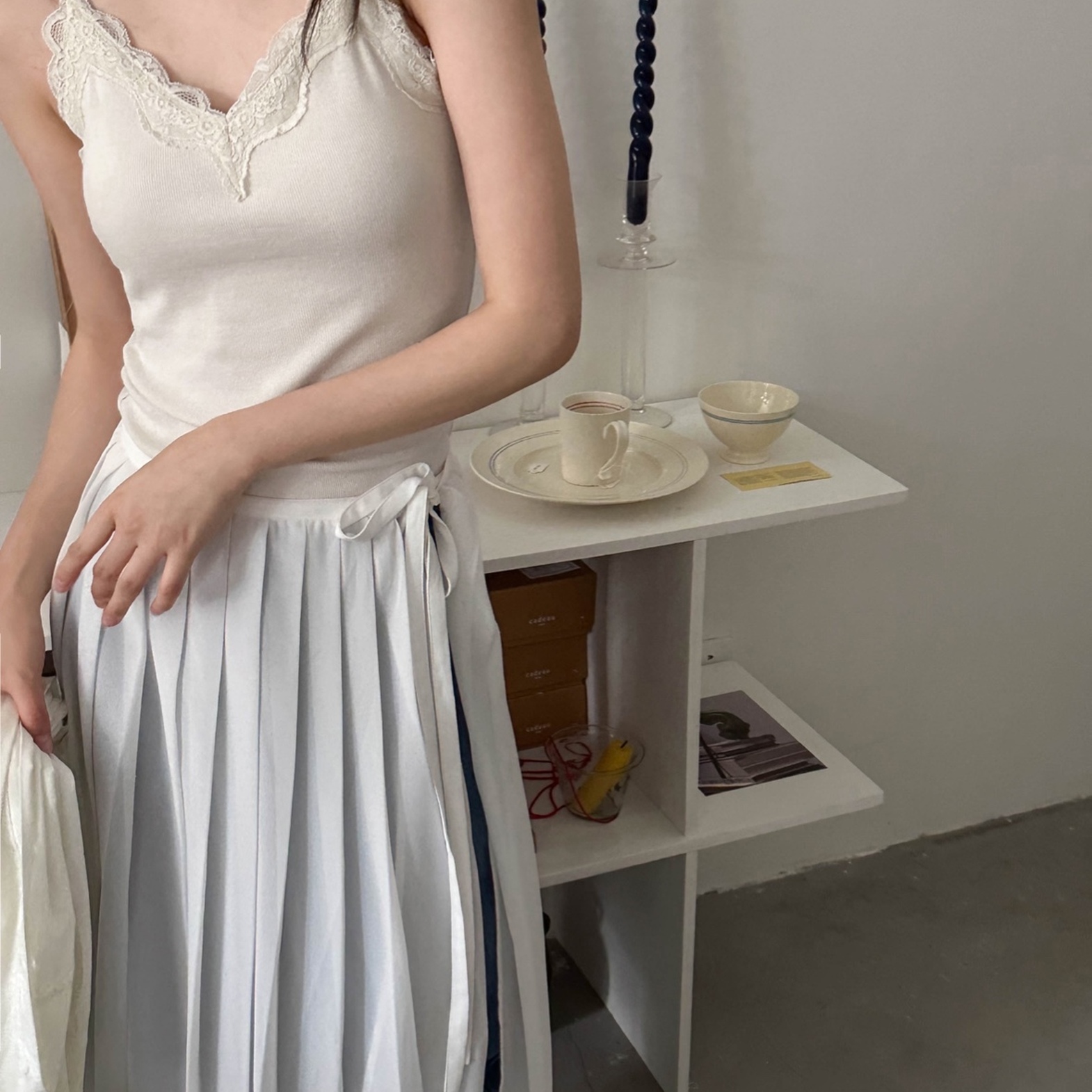 acme ground蕾丝花边背心吊带2024初秋紧身显瘦背心02997