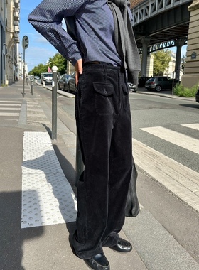 acme ground灯芯绒休闲裤2025秋季复古百搭显瘦休闲长裤01991