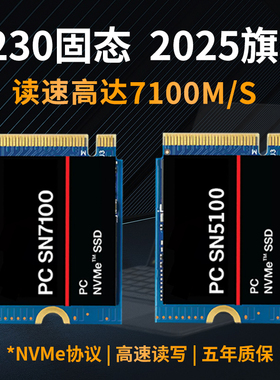 WD/西部数据 SN5100 2230固态硬盘2T 2230 SN7100 SN7100S PM9C1B