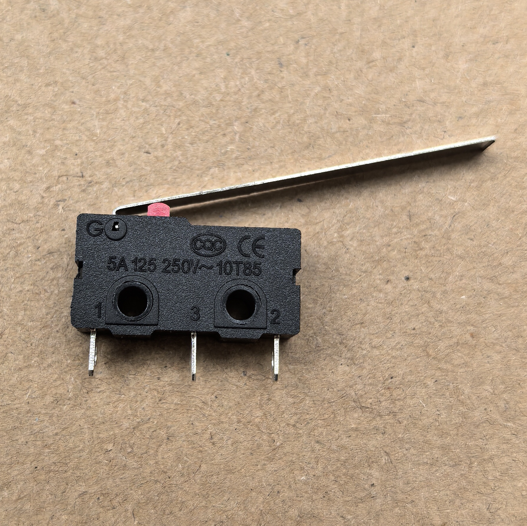 35毫米长按柄微动开关ZW12-D-30g银点小型自复位行程限位轻触5A
