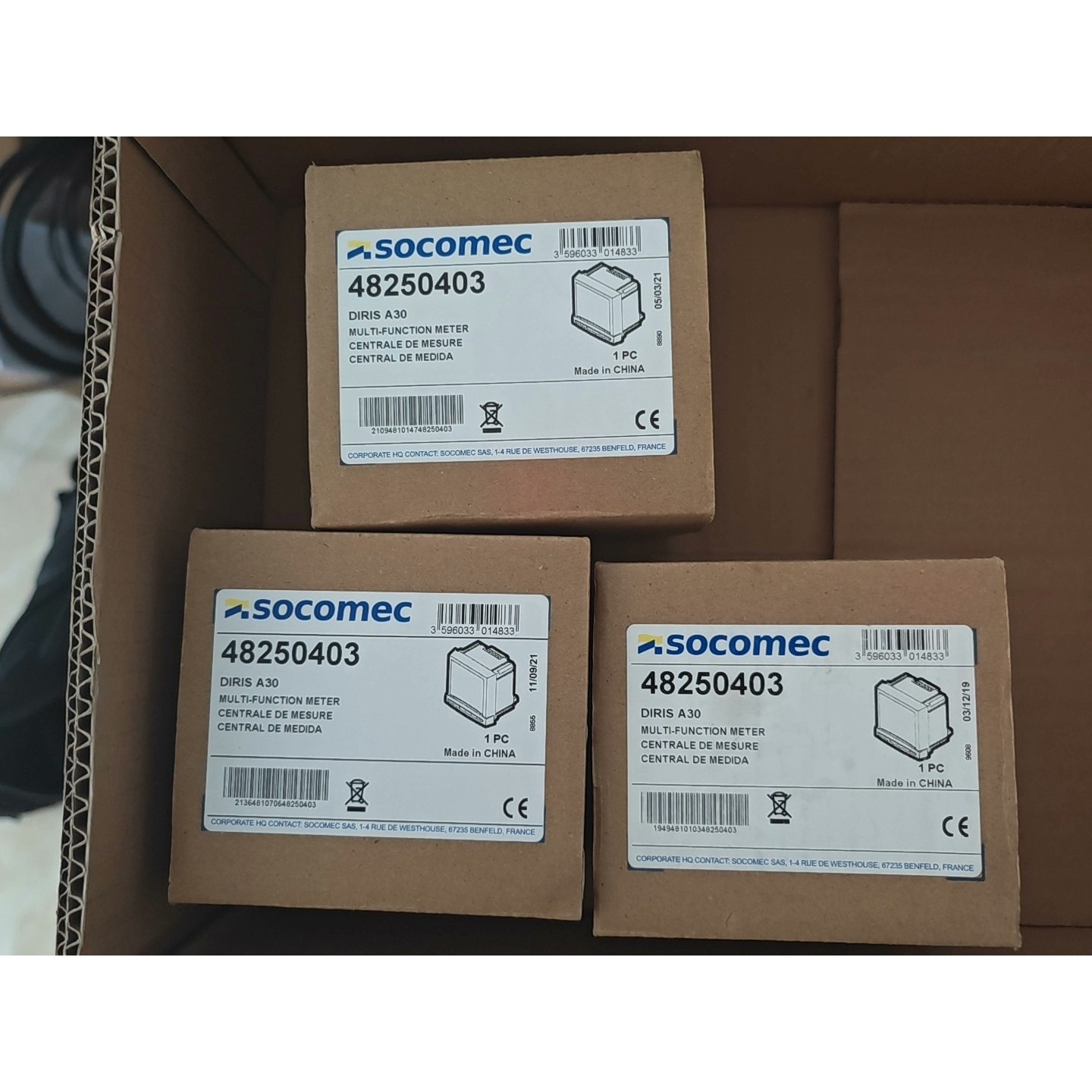 (议价)溯高美SOCOMEC DIRIS A30多功能电表,全新正品询价