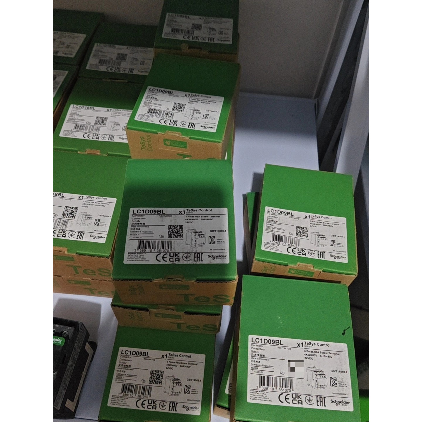 (议价)施耐德接触器LC1D09BL   DC24V印度尼西亚进口产询价