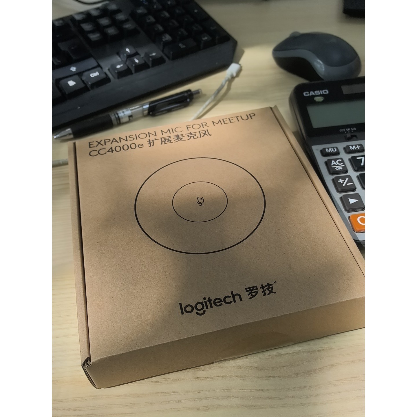 (议价)罗技CC4000E扩展麦 ,底部轻微使用痕迹,基本全新,原包询价