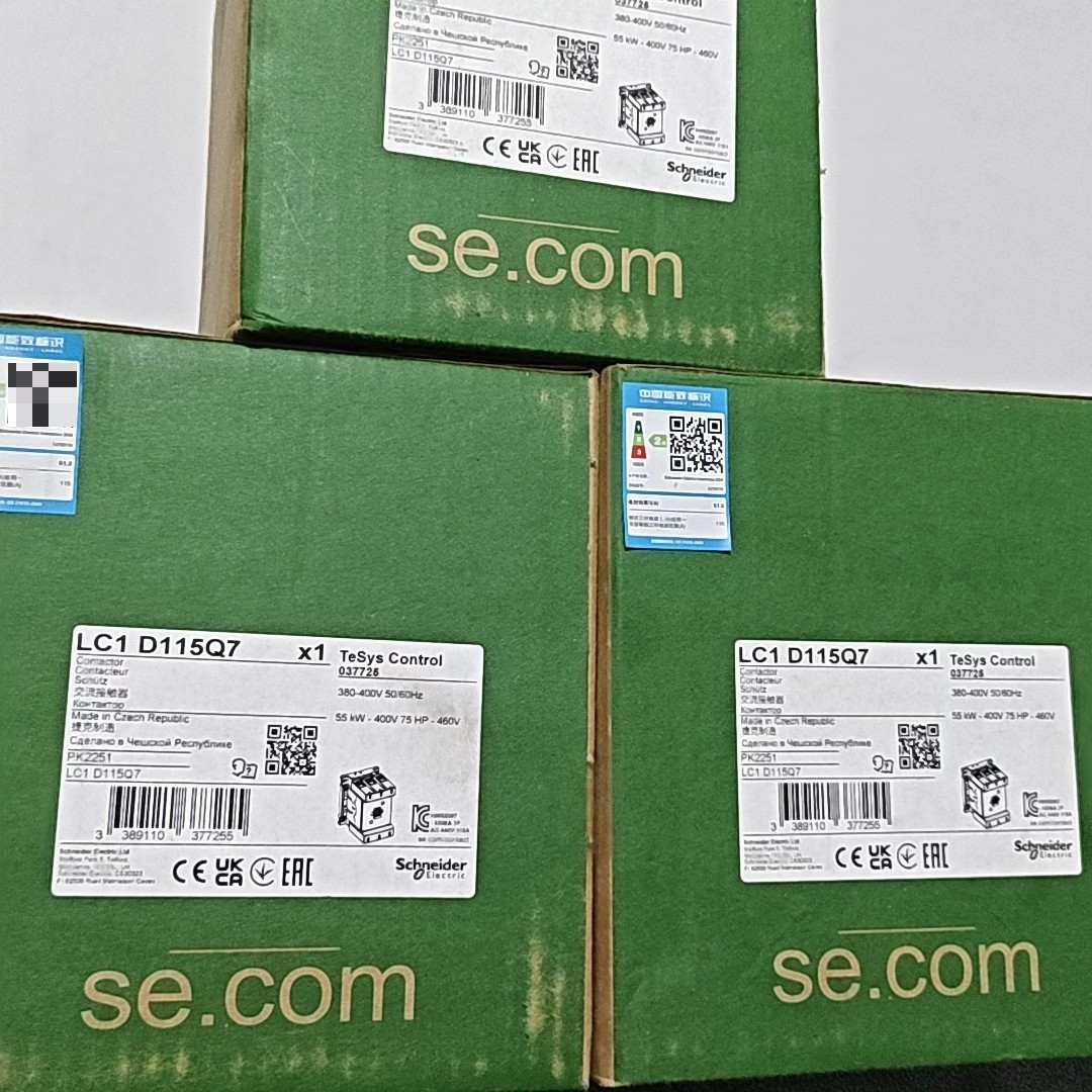 (议价)施耐德LC1D115Q7    AC380V全新原装正品捷克询价