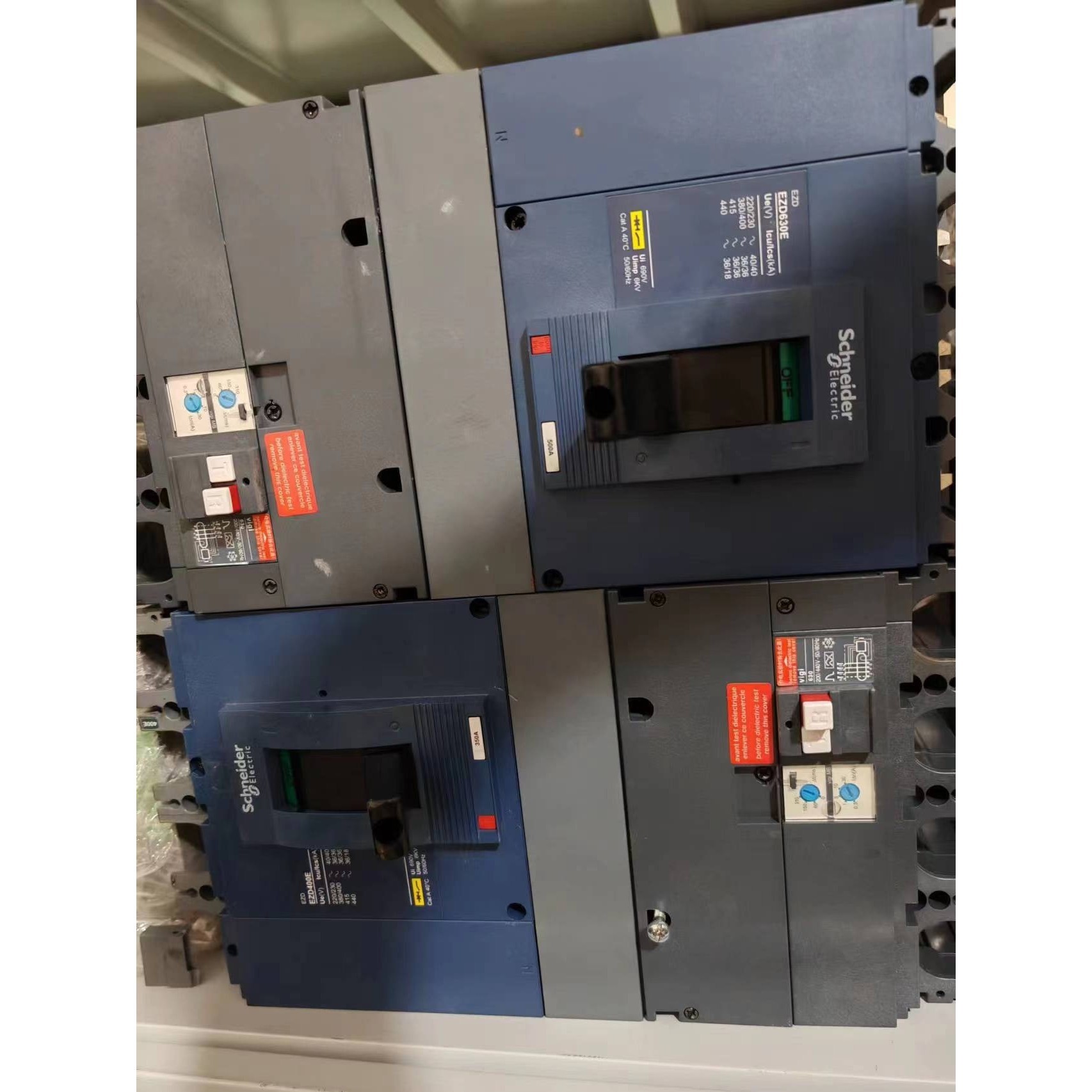(议价)施耐德漏电断路器,EZD400E350a.拆机成色特好询价