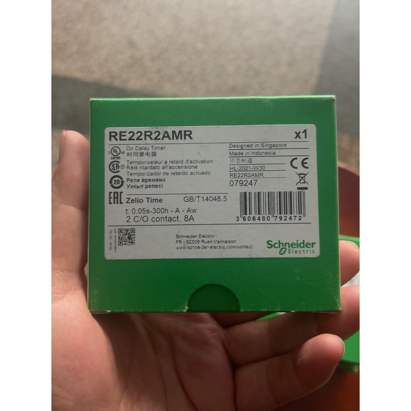 (议价)施耐德时间继电器 RE22R2AMR询价