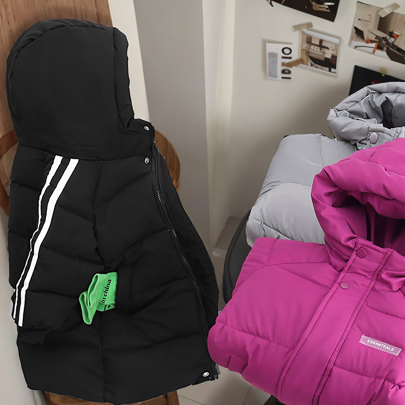 2024新款冬季儿童中长款棉服