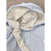 韩系连帽卫衣外套女春秋季 开衫 加绒加厚美大童初中高中学生棒球服