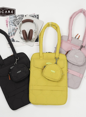 UNICARE新款笔记本手提电脑包便携复古大容量男时尚女公文包2026