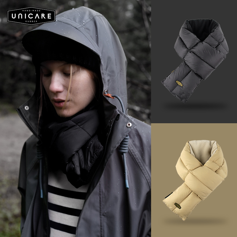 轻量化围脖户外防寒羽绒围巾