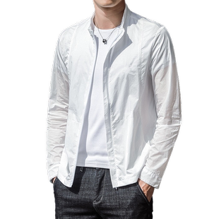 夏季防晒衣男士冰丝薄款外套户外宽松男式钓鱼夹克潮牌防晒服男款
