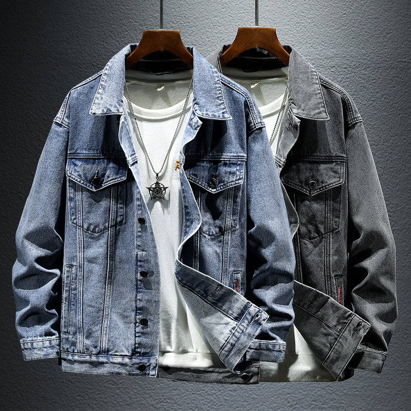 时尚潮牌春秋季牛仔外套
