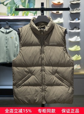 李宁2025冬季新款男子韦德系列保暖防泼水鹅绒羽绒马甲AMRV079