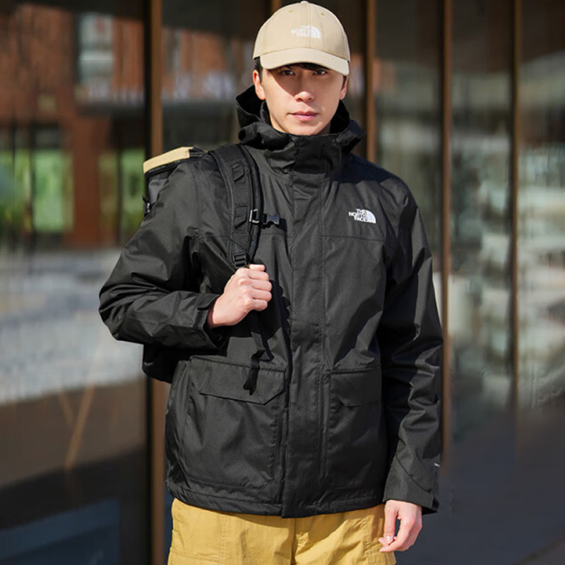 北面冲锋衣男25春夏新款夹克外套
