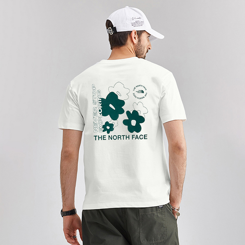 北面T恤情侣春夏新款户外短袖