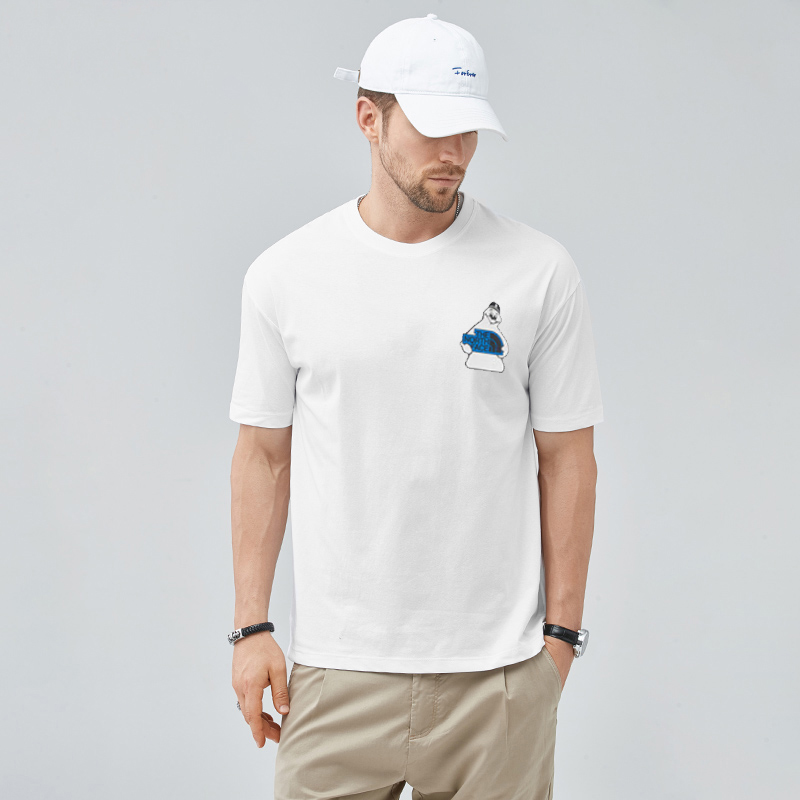 TheNorthFace北面2025春夏新款男女户外运动印花系列纯棉短袖T恤
