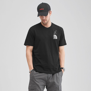 TheNorthFace北面26春夏新户外运动休闲宽松印花纯棉短袖T恤8GVC