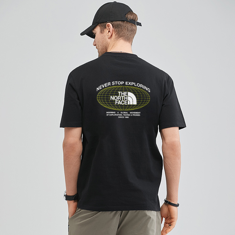 北面2025春夏新款男短袖
