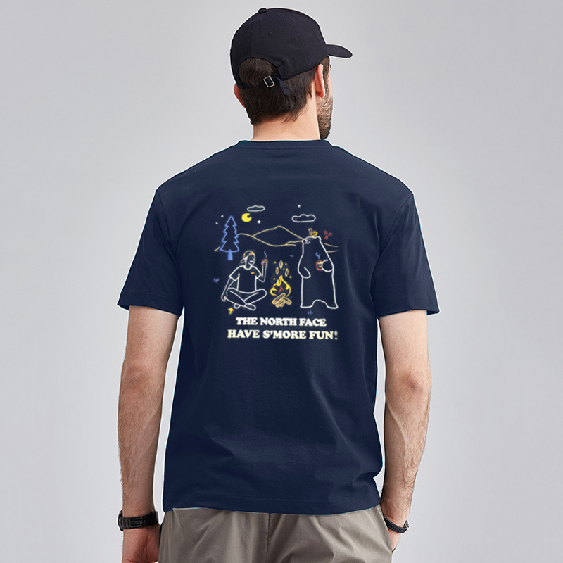 北面短袖T恤男25年夏季新款半袖