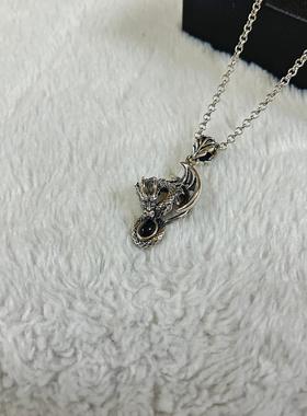 2025做旧复古项链飞龙珍珠项链 锁骨链气质高级感男女款饰品礼物