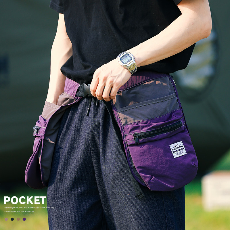 潮流户外多功能多口袋拉链腰包 ins小众运动时尚腰带围裙腰封定制,运动包/户外包/配件,证件包,淘宝优惠券,粉丝福利购,淘宝优惠卷