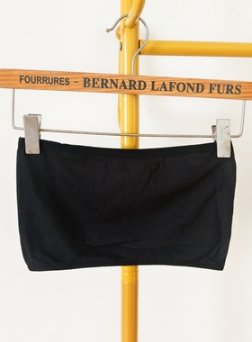 清仓特价B2136一片式抹胸无肩带黑色裹胸女装【全场满3件包邮】