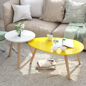 现代北欧实木小茶几