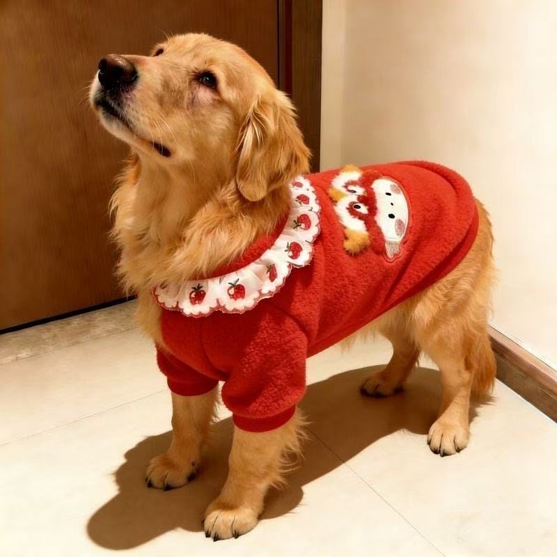 2026卡通印花狗T恤冬季保暖羊羔绒宠物服装猫狗通用宽松休闲上衣,宠物/宠物食品及用品,狗宠物服装/雨衣,淘宝优惠券,粉丝福利购,淘宝优惠卷
