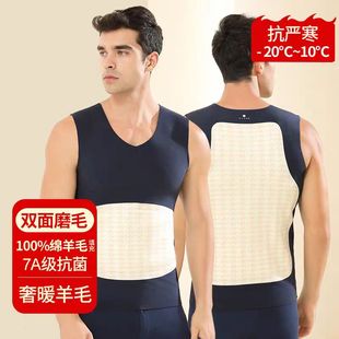 B18 羊毛贴片保暖背心 男士 一号童品社