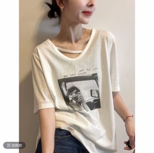 一号童品社 9902美女照相机领短袖【A90】
