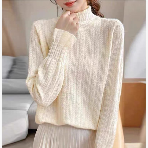 一号童品社    雪貂绒蕾丝提花毛衣【A02】