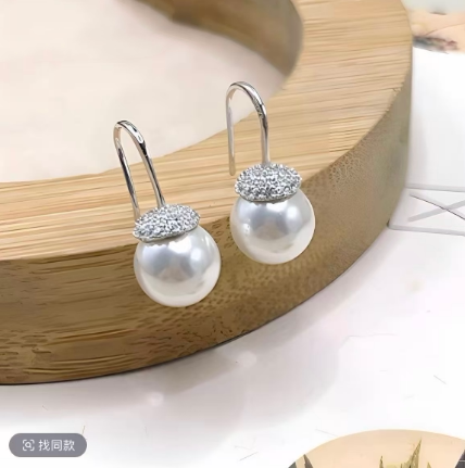 一号童品社 水滴珍珠耳饰【K15】