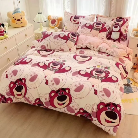 一号童品社 棉加绒四件套2*2.3m【SJT55】