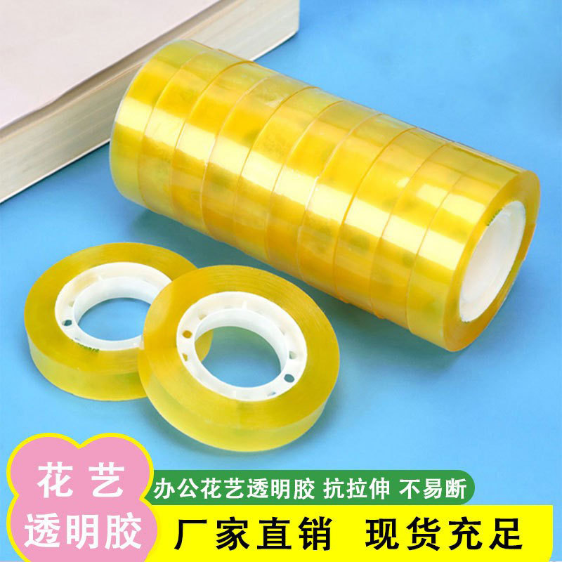 高粘度透明胶带花艺小胶带图片