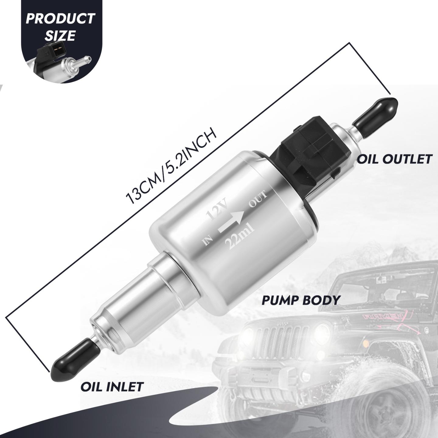 12V驻车加热器专用脉冲油泵计量