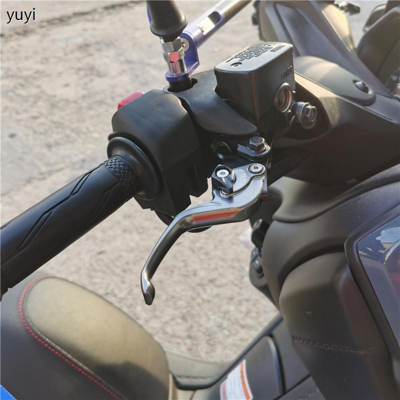 适用雅马哈XMAX300 20-23年改装短款两指竞技刹车牛角离合手把