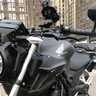 适用本田反叛者CM500CM300改装短款两指竞技刹车牛角手把离合车把