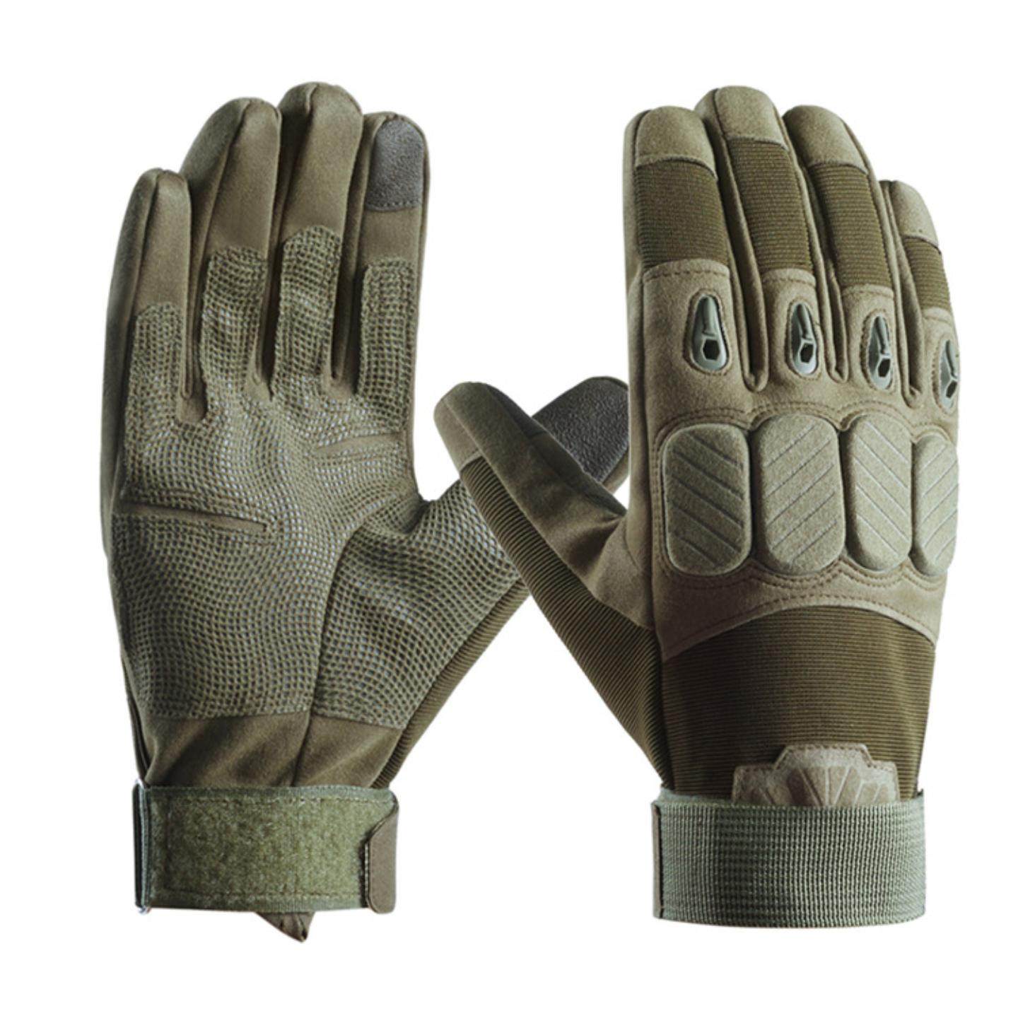 新款战术手套户外运动全指训练男防护野营黑鹰触屏手套