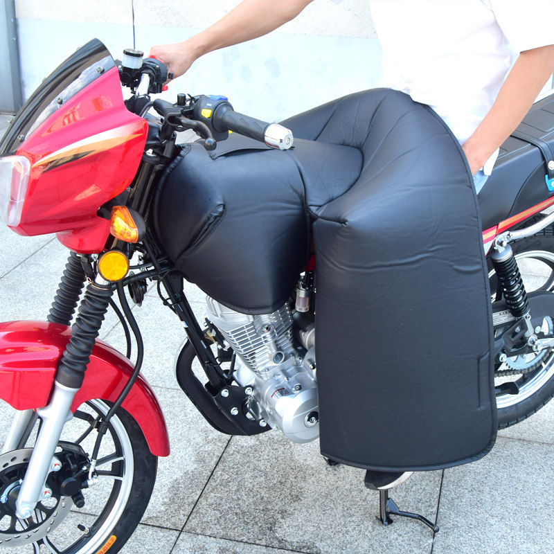 跨骑125摩托车挡风被分体