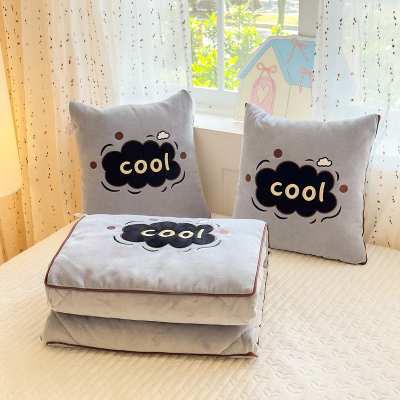 2025新款抱枕被两用折叠毯家居多功能汽车上靠垫被办公室午休加厚,居家布艺,抱枕被,淘宝优惠券,粉丝福利购,淘宝优惠卷