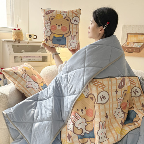 二合一抱枕被办公室午睡车载靠垫