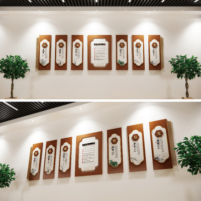 阅览室文化墙源文件/图书阅读室文化墙源文件/囊虫映雪凿壁偷光